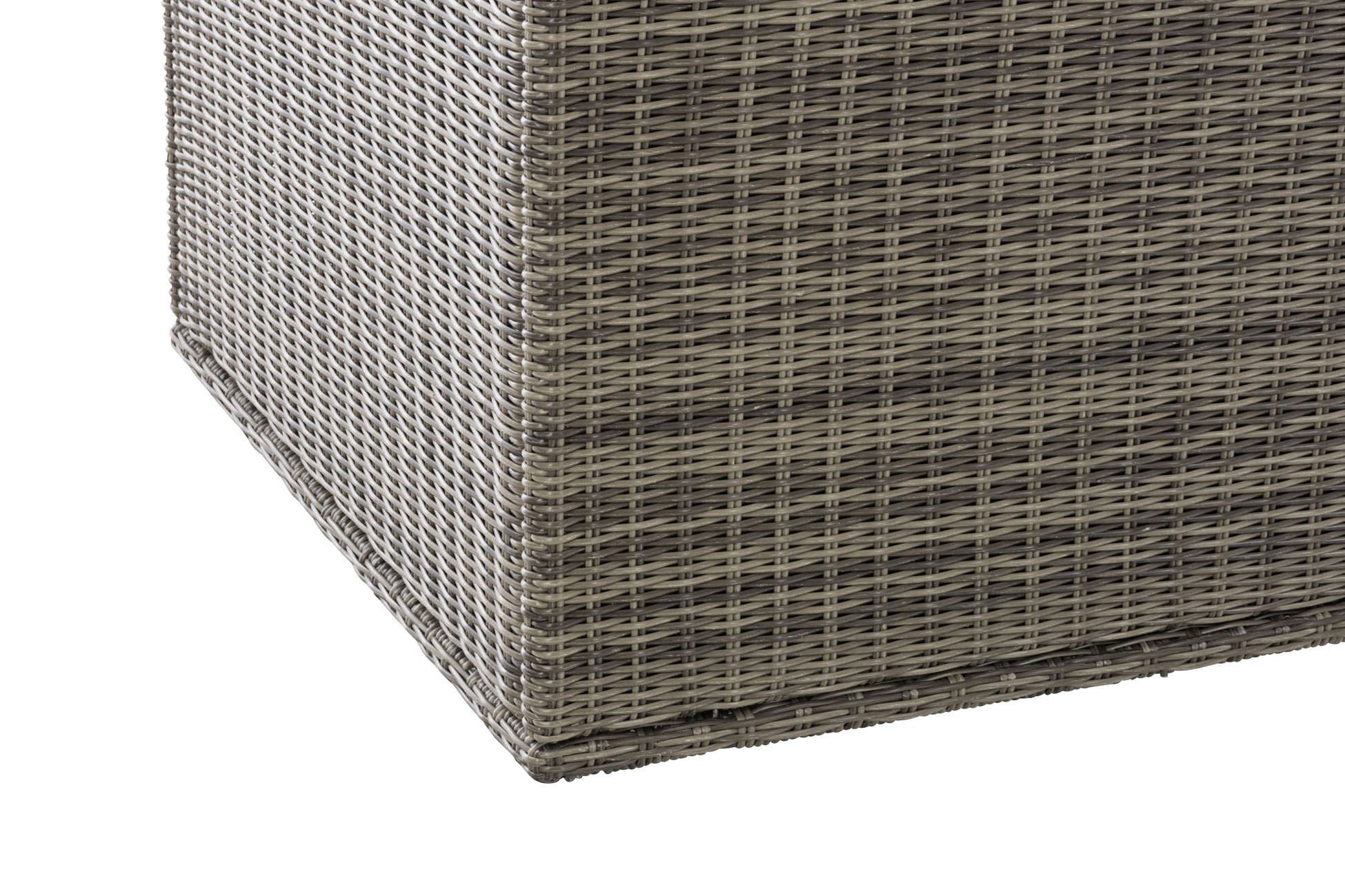 Polyrattan Auflagenbox Comfy 5mm grau-meliert 150 cm