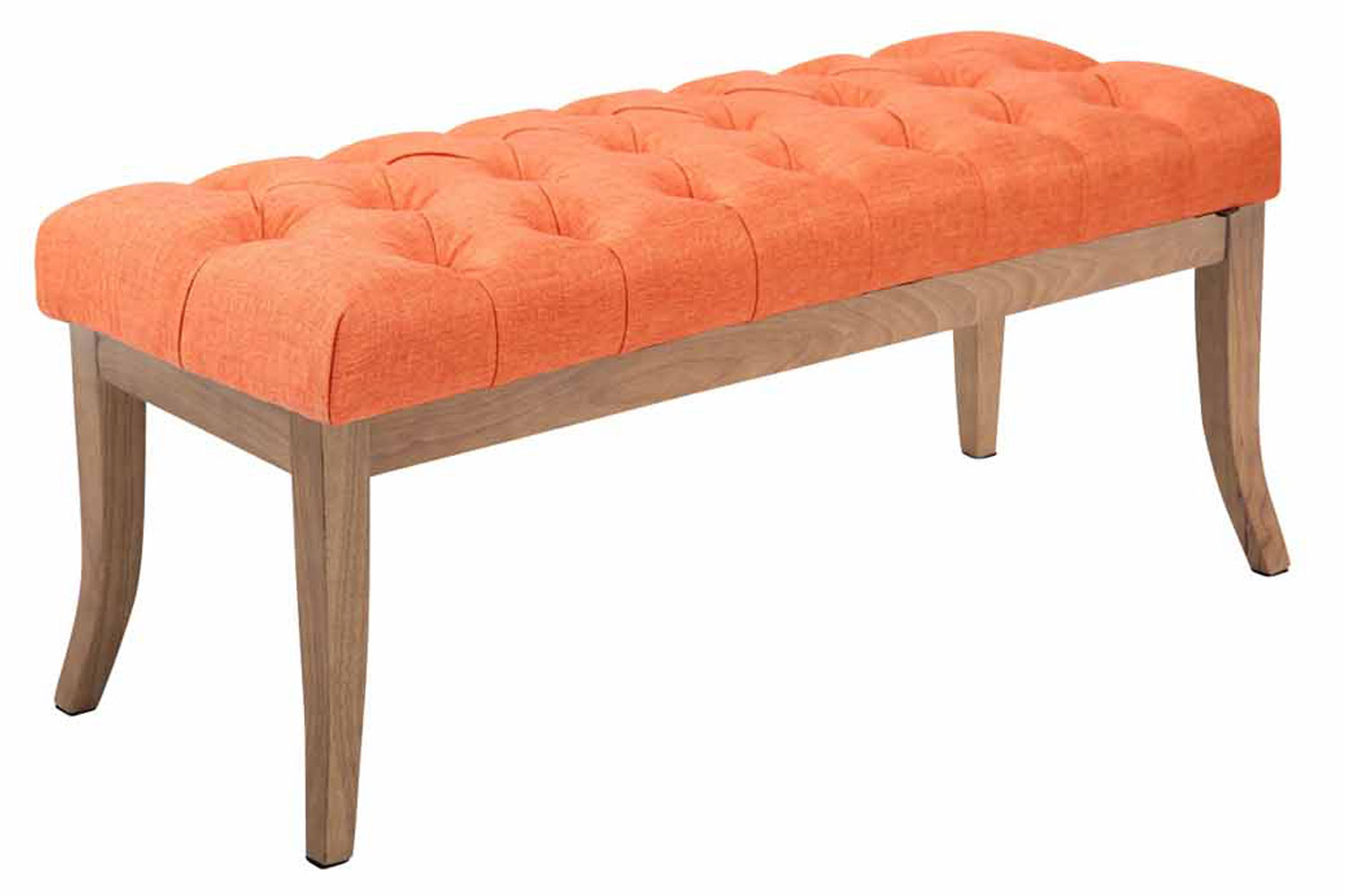 Sitzbank Ramses Stoff antik-hell orange 100 cm