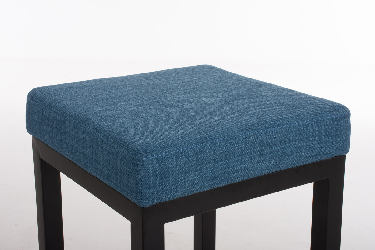 Barhocker Taylor Stoff, Sitzhöhe 80cm blau