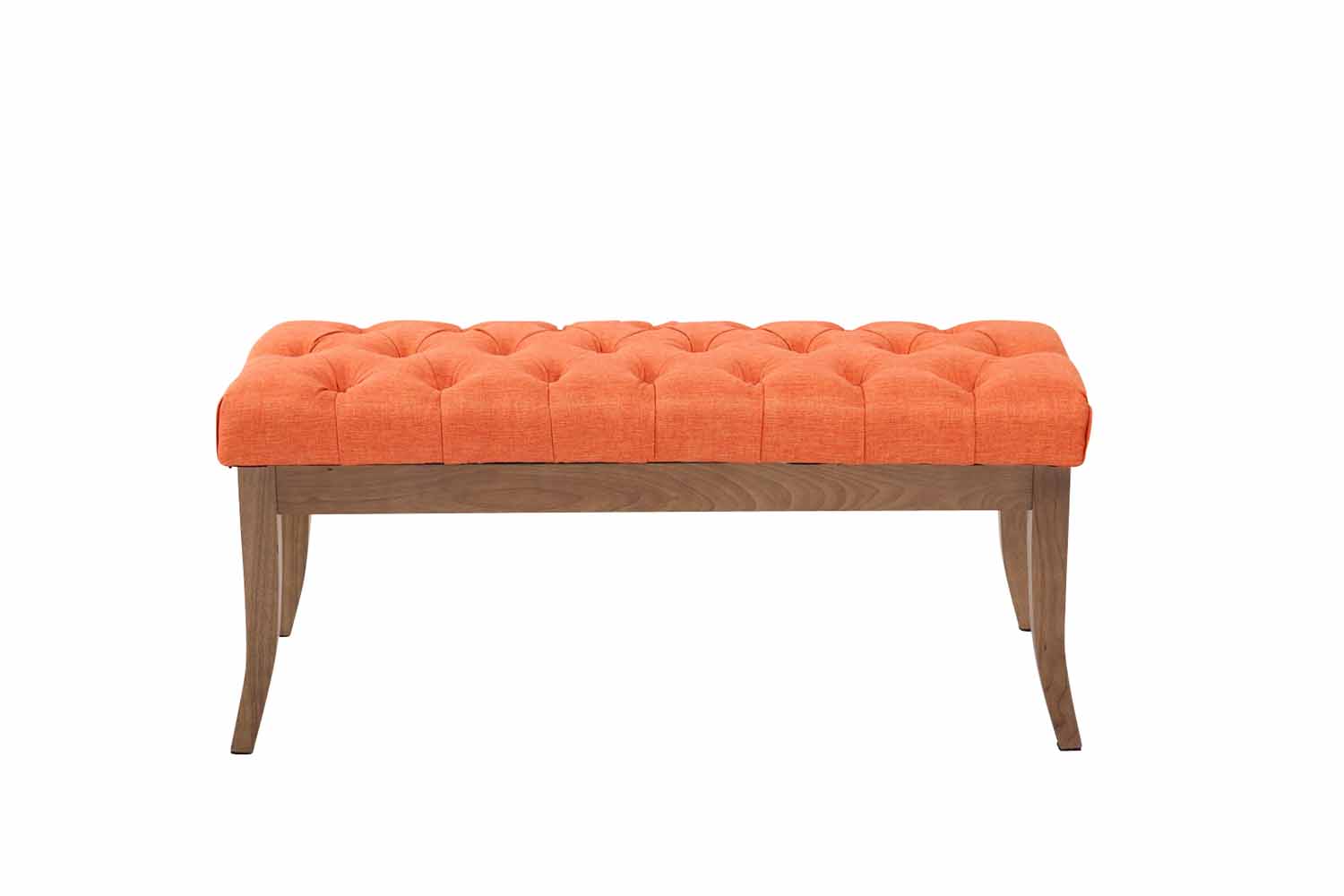 Sitzbank Ramses Stoff antik-hell orange 100 cm